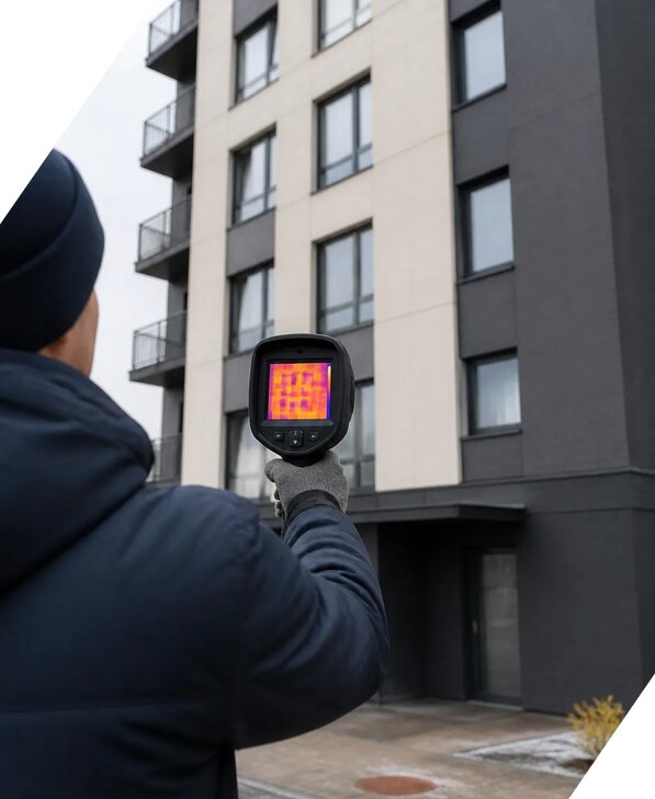Тепловизионное обследование зданий в Белогорске от 5101 р. | ЭкспертизаРоссия