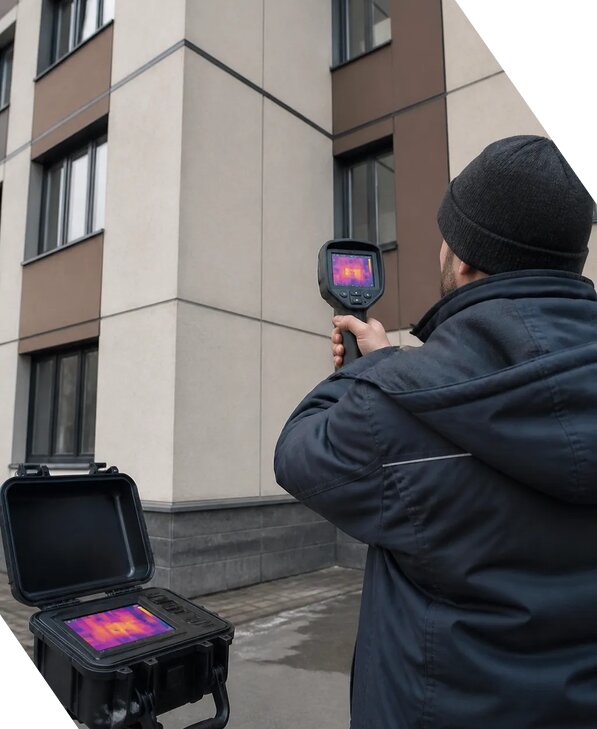 Тепловизионное обследование зданий и сооружений в Белогорске